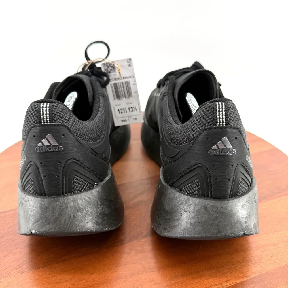 ADIDAS Adizero Aruku Walking Sneakers Triple Black Chunky JH7772 Men Size 12.5